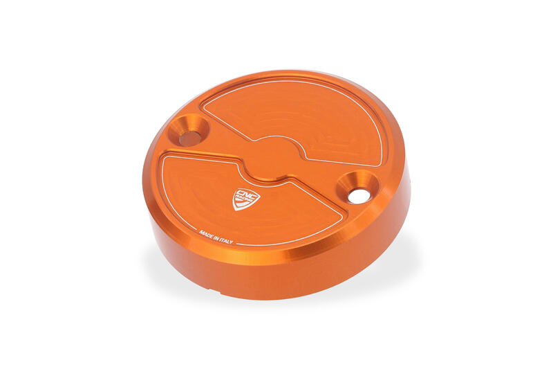 Front brake fluid reservoir cap &Oslash;56 Orange