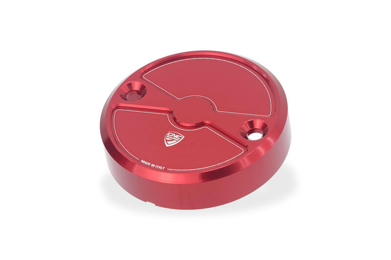 Front brake fluid reservoir cap &Oslash;56 Red