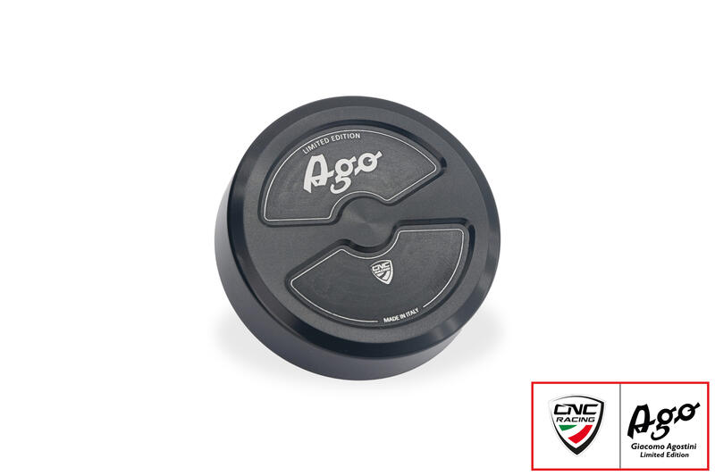 Brake or clutch fluid reservoir cap M52x4 - Giacomo Agostini Limited Edition Black