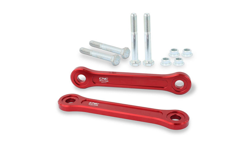 Tiranti sospensione posteriore altezza ribassata Ducati Panigale V4 / Streetfighter V4 Red