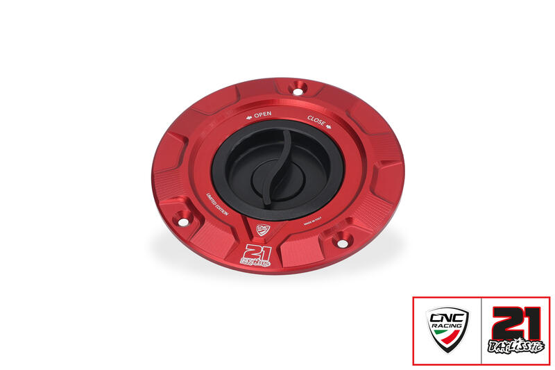 Fuel tank cap - Troy Bayliss Limited Edition Red/Black