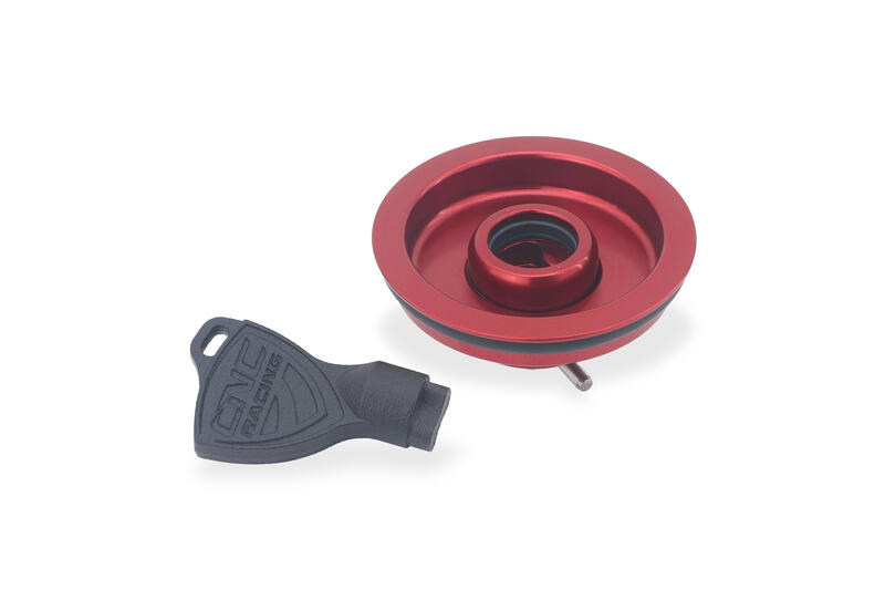 Fuel tank cap - Fast Key plug Red/Red