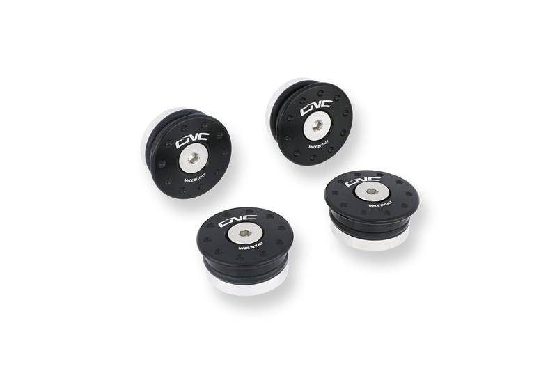 FRAME CAPS KIT DUCATI MULTISTRADA 1260 - smaller holes Black