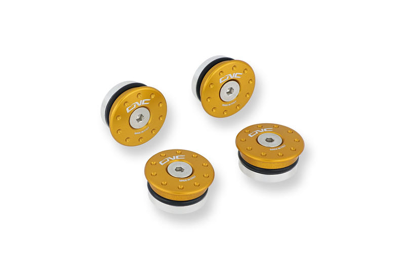 FRAME CAPS KIT DUCATI MULTISTRADA 1260 - smaller holes Gold