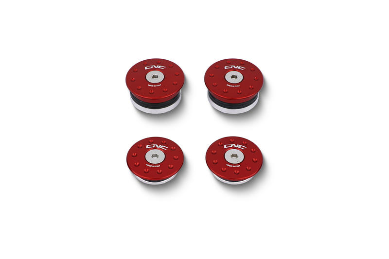 Frame caps kit Ducati Hypermotard 950 (to be mounted with TC320) Red