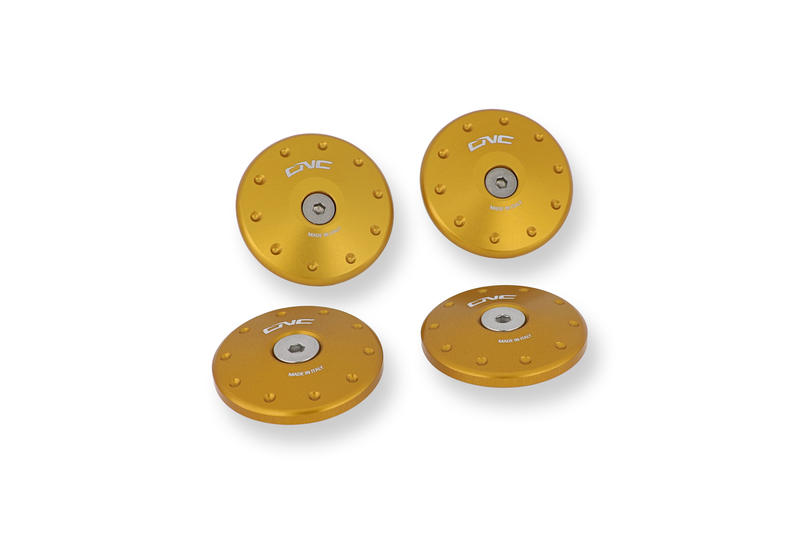 Frame caps kit Ducati Multistrada 1200 - large holes Gold