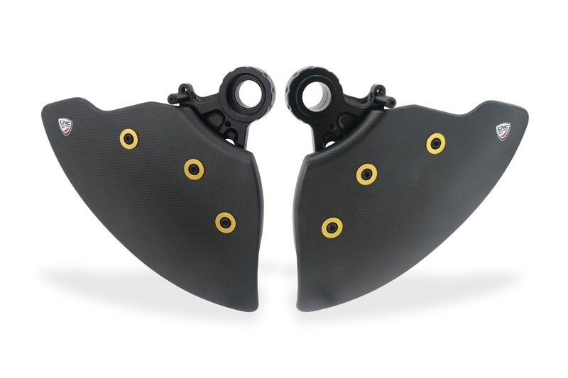 GP DUCTS EVO - Front brake cooling system - Carbon Matt Gold